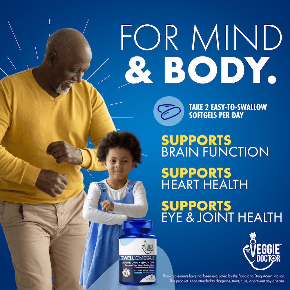 Vegan Omega 3 Supplements For Mind & Body