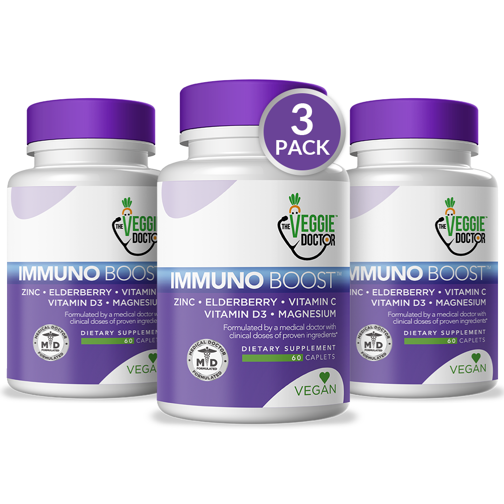 ImmunoBoost™ Vegan Immune System Supplement - Pack of 3