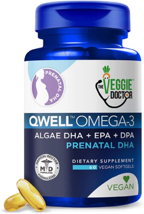 Vegan Prenatal Vitamins with DHA (60 Count)