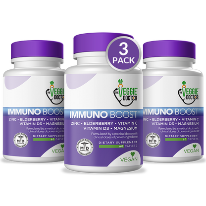 ImmunoBoost™ Vegan Immune System Supplement - Pack of 3