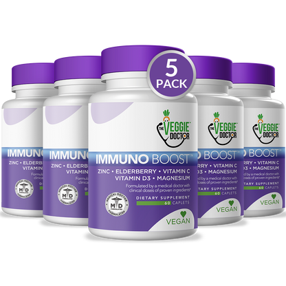 ImmunoBoost™ Vegan Immune System Supplement - Pack of 5